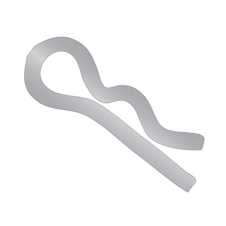 Heritage Industrial Bridge Cotter Pin, 0.032 in Dia, 7/16 in L, Stainless Steel, 1 PK BPS-226